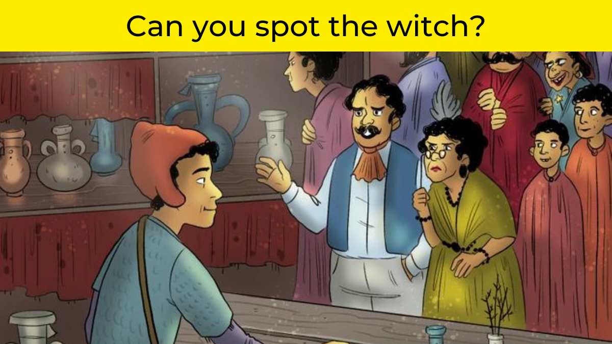 Brain Teaser- Spot the witch at the antique store within 6 seconds