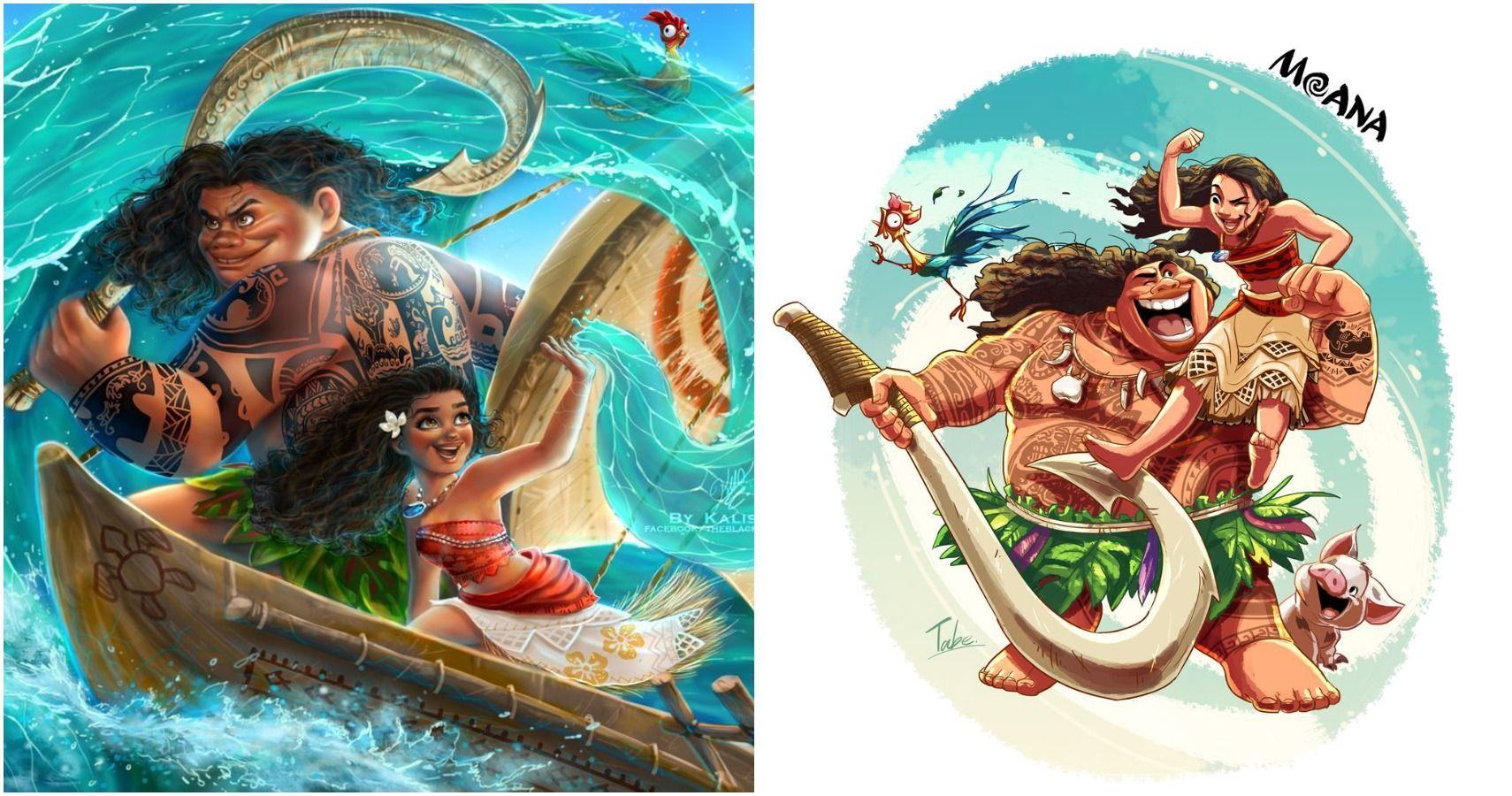 Disney's Moana: 10 Pieces Of Fan Art That Will Take Your Breath Away