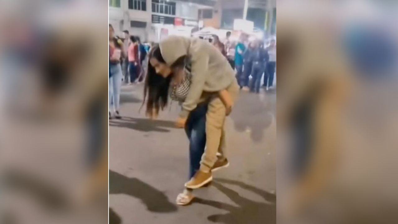 Girl saves dignity when picking up her boyfriend while drunk, video goes viral - 'Bhai is happy to be like this'