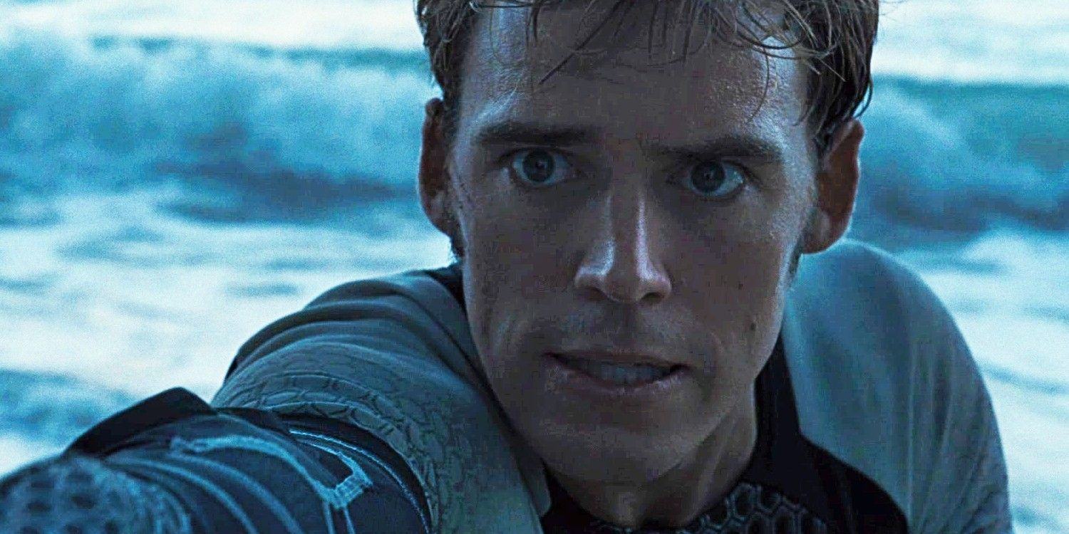 Sam Claflin as Finnick Odair in The Hunger Games Catching Fire