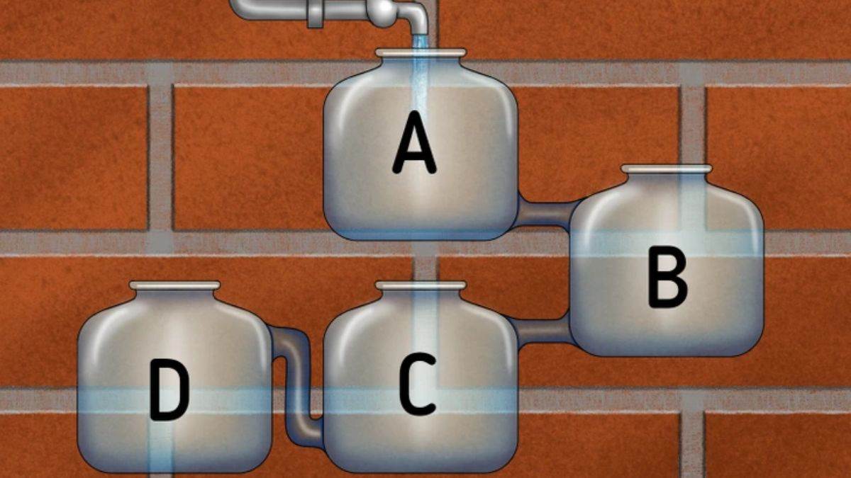 Can you spot which tank will get full first in 9 secs?