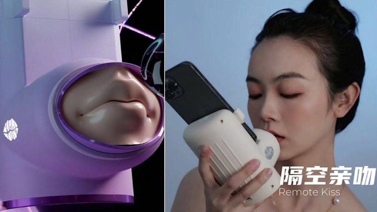 Is the Chinese virtual kissing machine available on Amazon?  China remote kissing machine