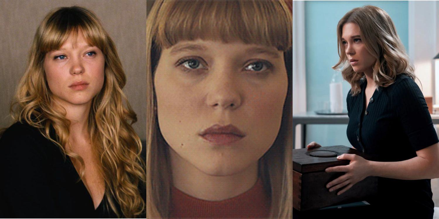 Lea Seydoux in Mission Impossible Rogue Nation, Zoe and No Time to Die