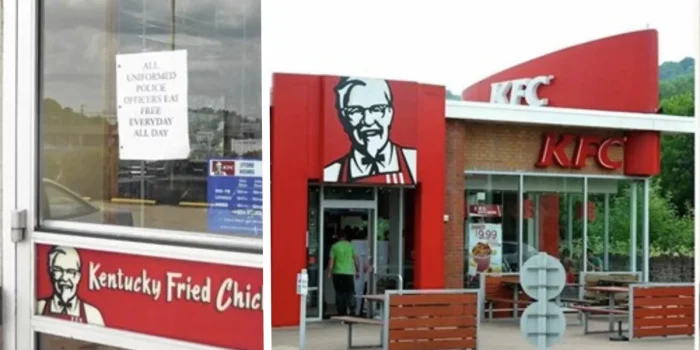 Many people feel sorry for the KFC sign in front of the door - the restaurant does not want to remove it