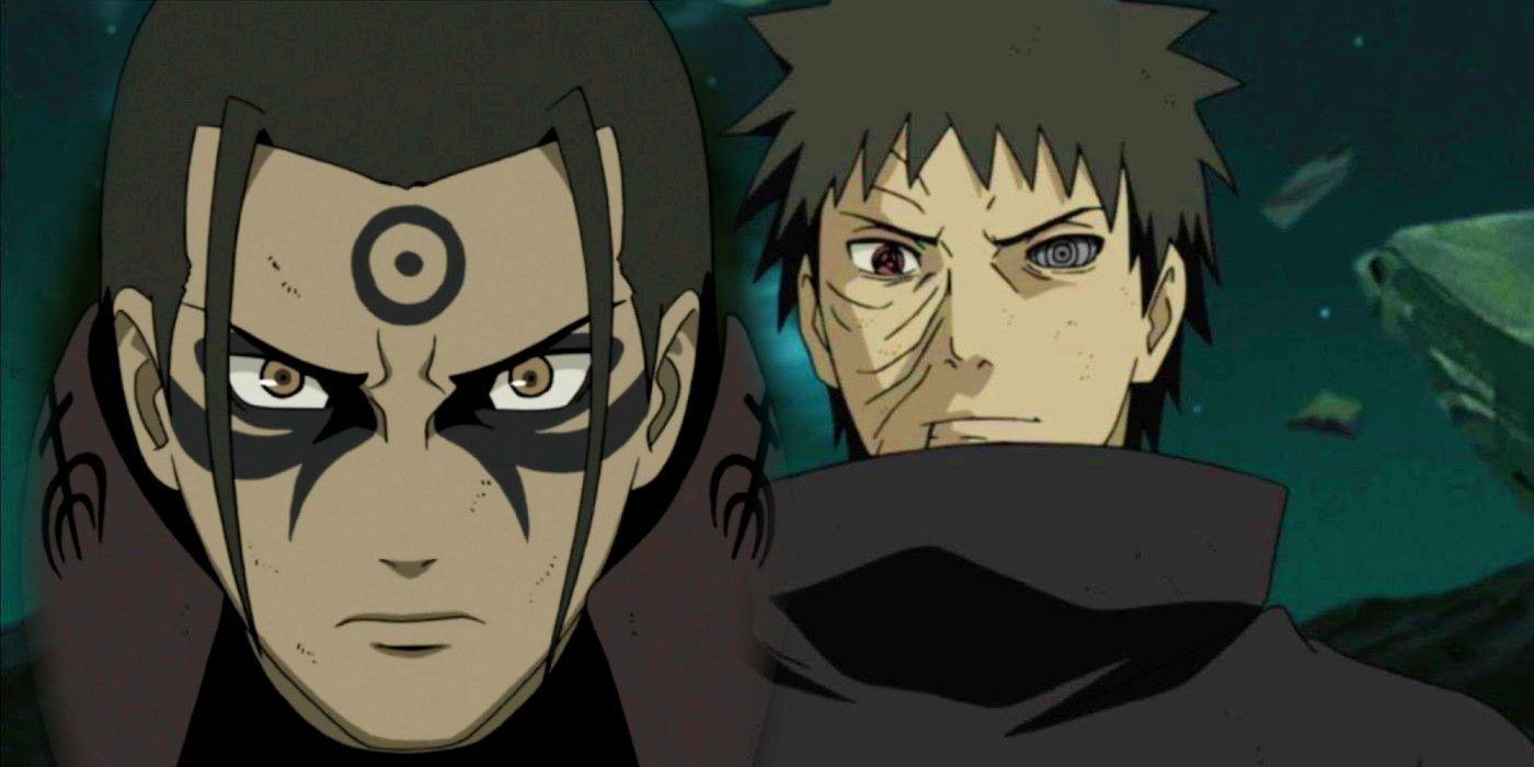 Obito and Hashirama First Hokage in Naruto