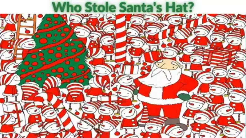 No winner yet.  Can you find the missing Santa hat in 15 seconds in this December special