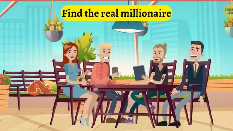 Only a detective brain can spot a real millionaire in a coffee shop in 6 seconds