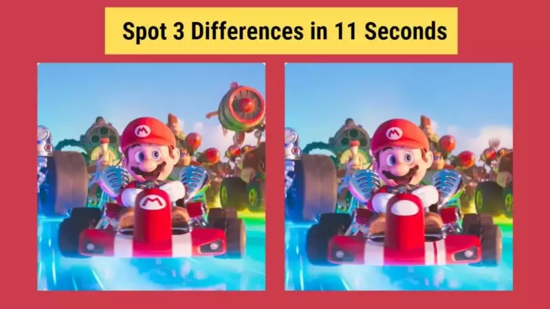 Only the most observant individuals can spot the difference between two images in limited time