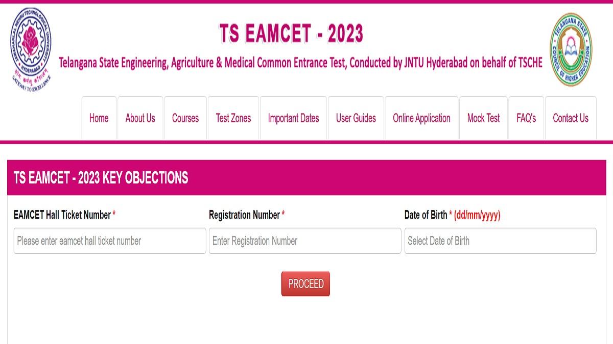 TS EAMCET 2023 Engineering Answer Key