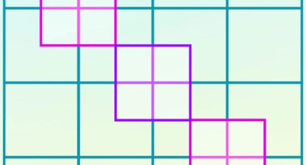 Tell us the exact number of squares to make it clear that you're smart