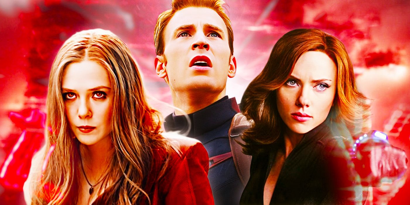 MCU Scarlet Witch Captain America Black Widow