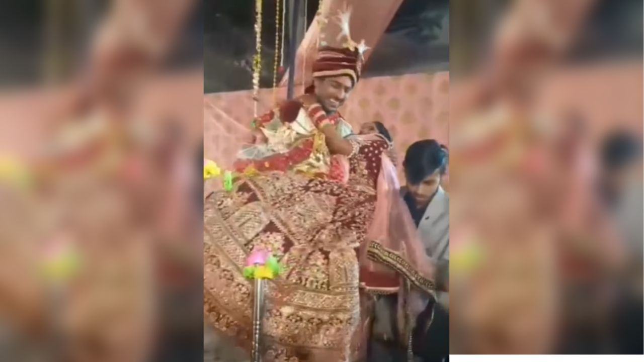 The groom and the bride fell on the stage and did a heartbreaking act... watch video