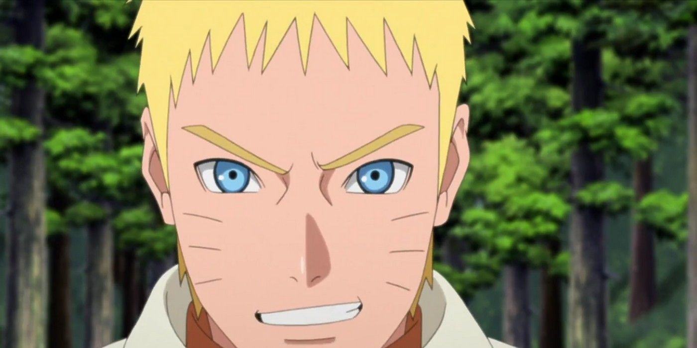 Naruto in Boruto, grimacing