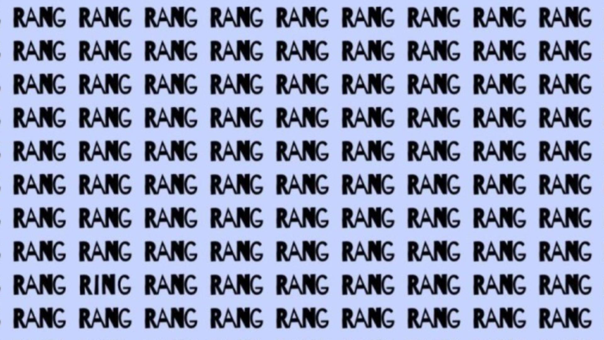 You have a mind as quick as a whip if you can spot the strange word in this hellish brain teaser in less than five seconds.