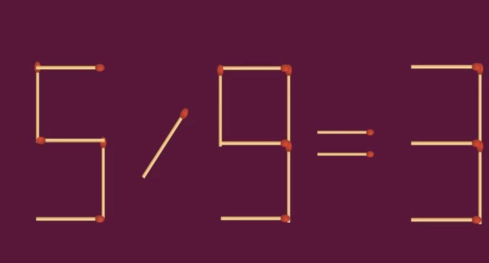 You have to move 2 matches to correct the equation: you have 20 seconds and only one chance