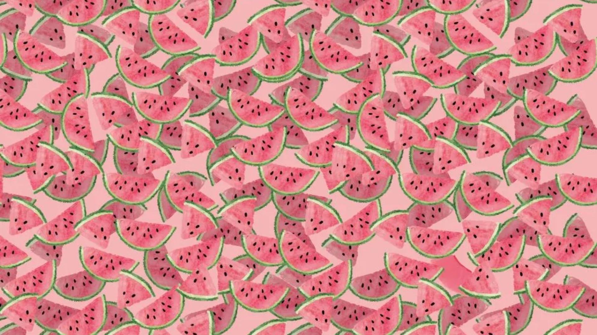 You'll have peace of mind if you can see a pitted watermelon in this optical illusion in five seconds.