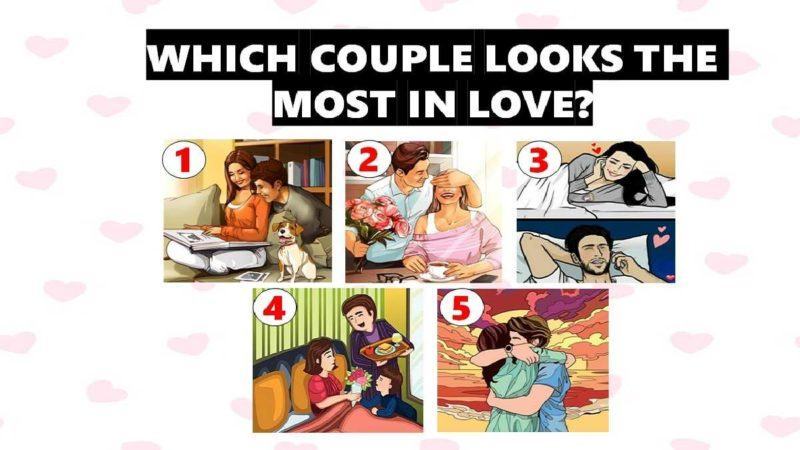 Your choice of partner will reveal your true romantic personality.  Choose a pair from 5 different pictures