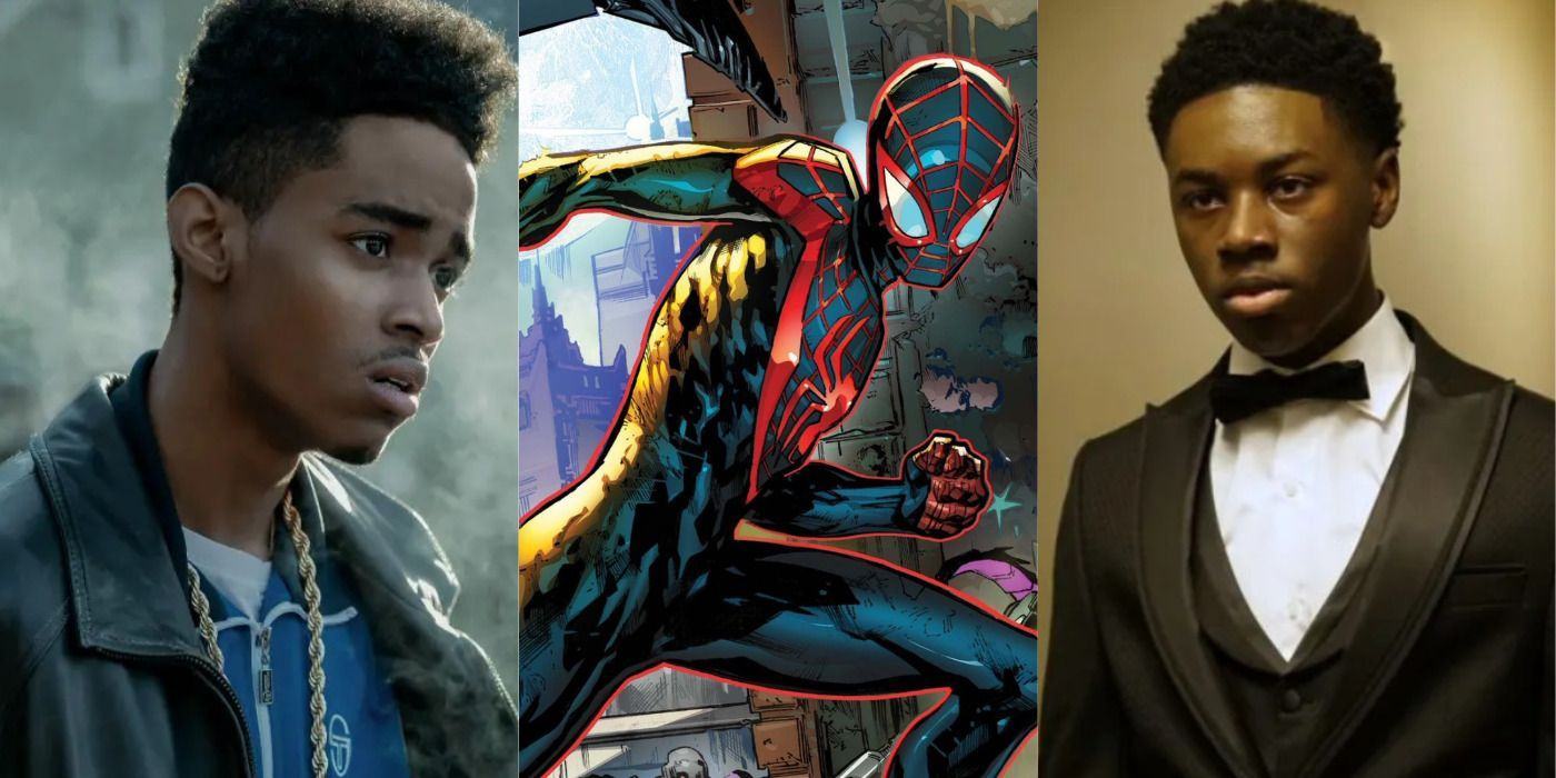 Myles Truitt in BMF, Miles Morales as Spider-Man in Marvel Comics, & Alex Hibbert in a tux in The Chi.