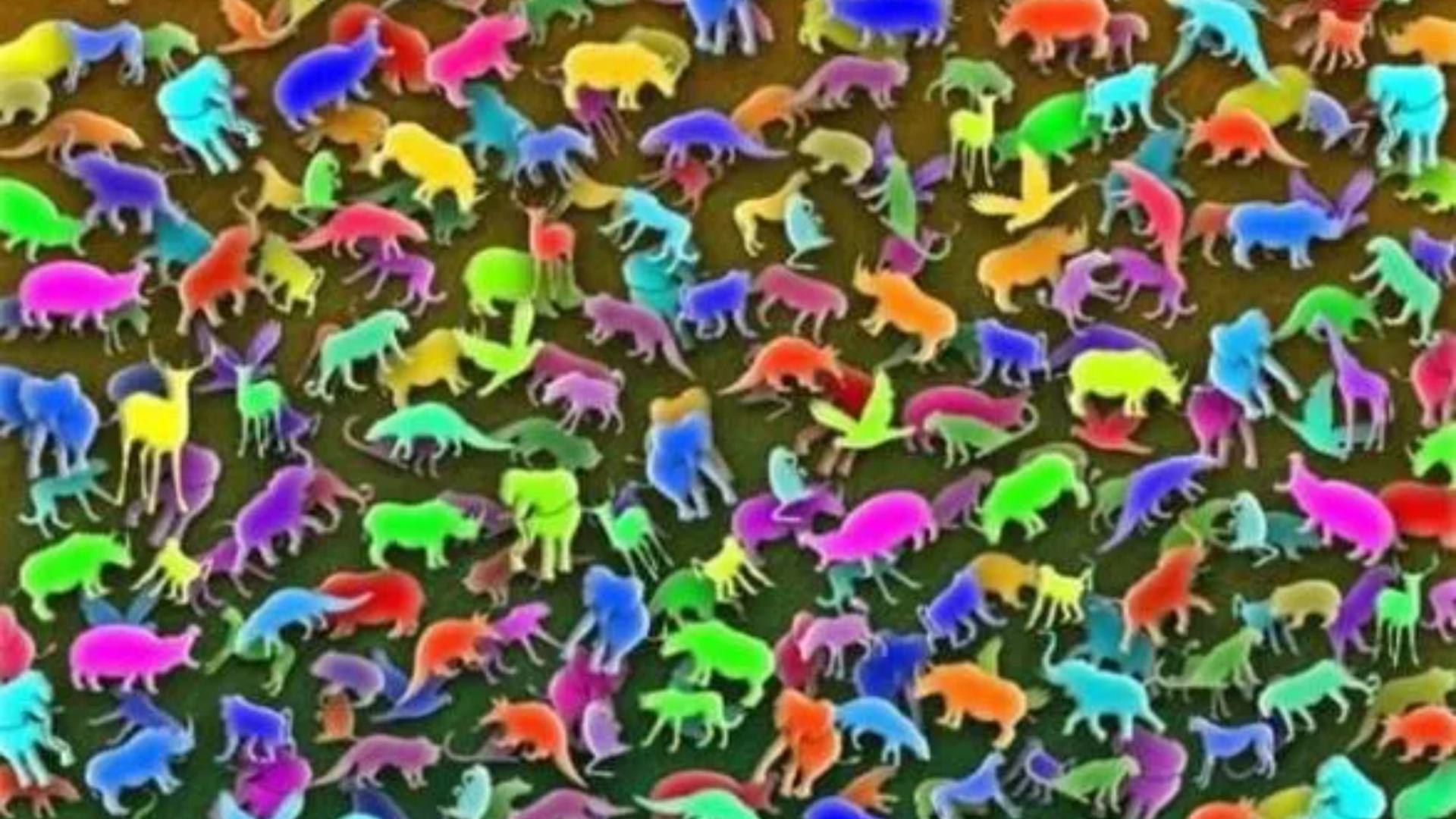 You have the eyes of a hawk if you can find the hidden giraffe in this puzzle.  Only the smartest people can do it.