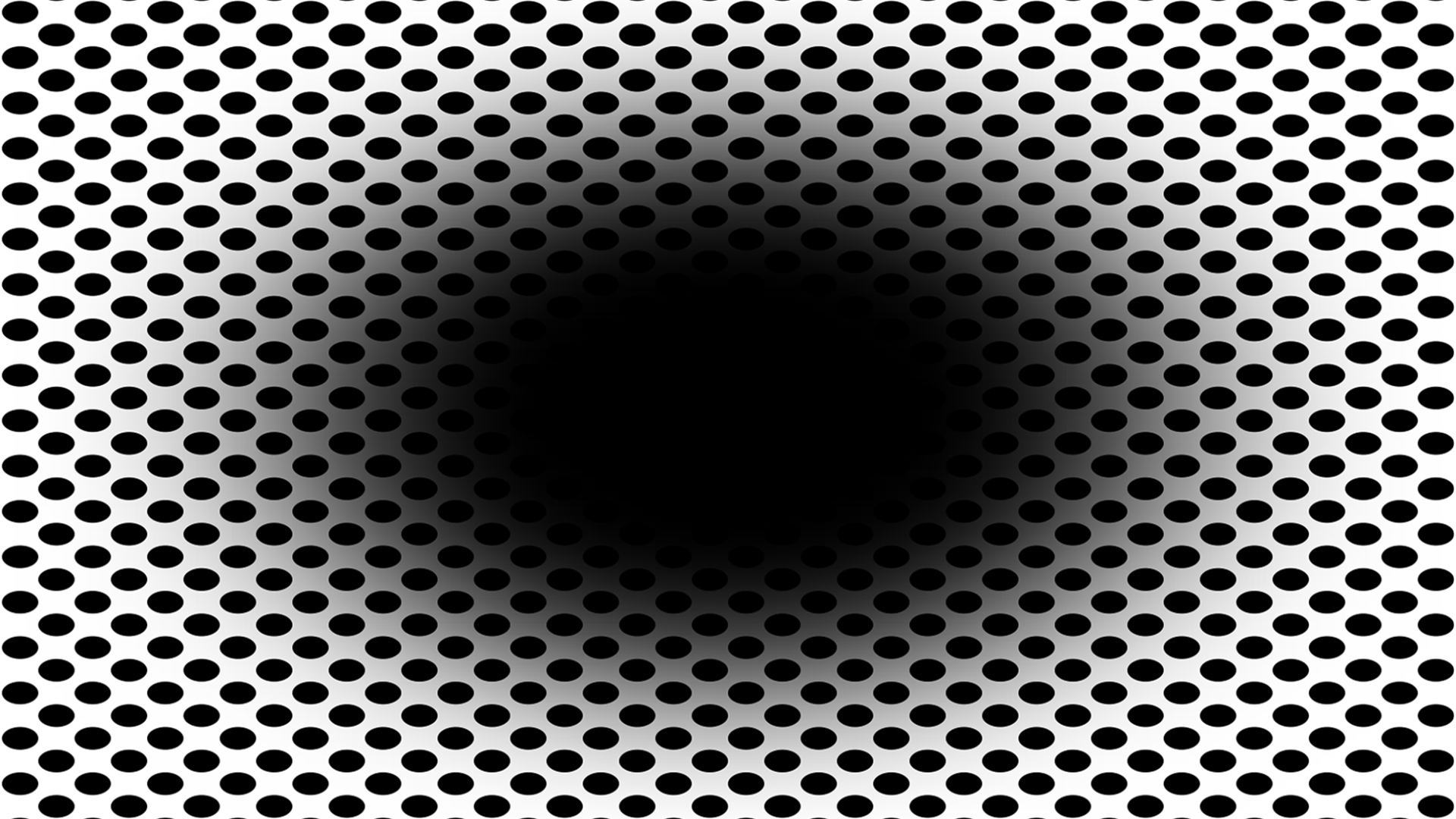 A creepy optical illusion causes a 'black hole' to swallow you