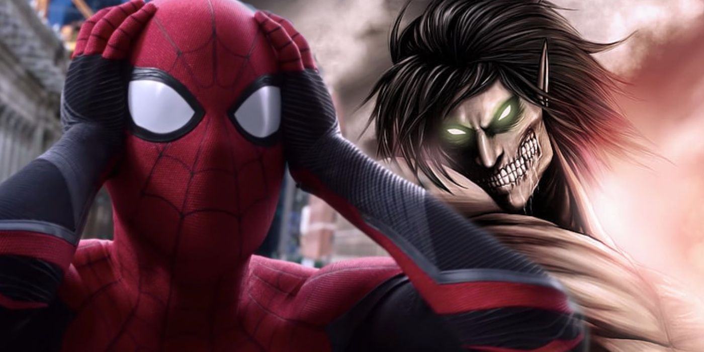 Attack on Titan's Eren Jaeger Becomes Spider-Man in Spectacular New Fanart