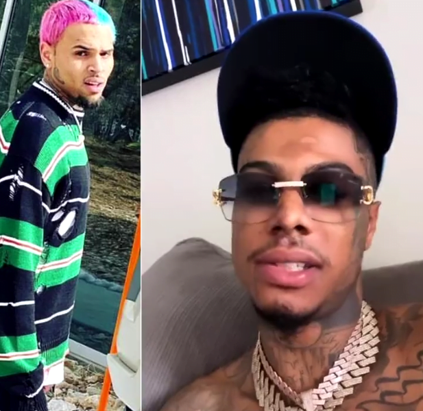 Blueface Claps Back At Chris Brown: “You Beat the Wrong Woman”