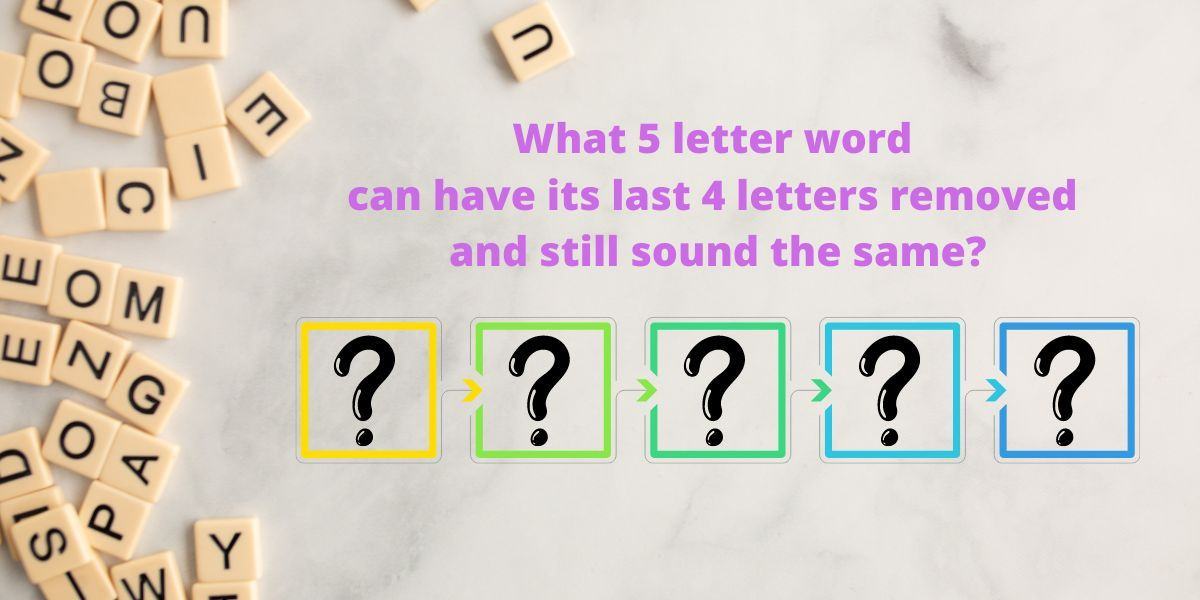 Brain teaser: Test your genius IQ with this 5-letter word challenge!