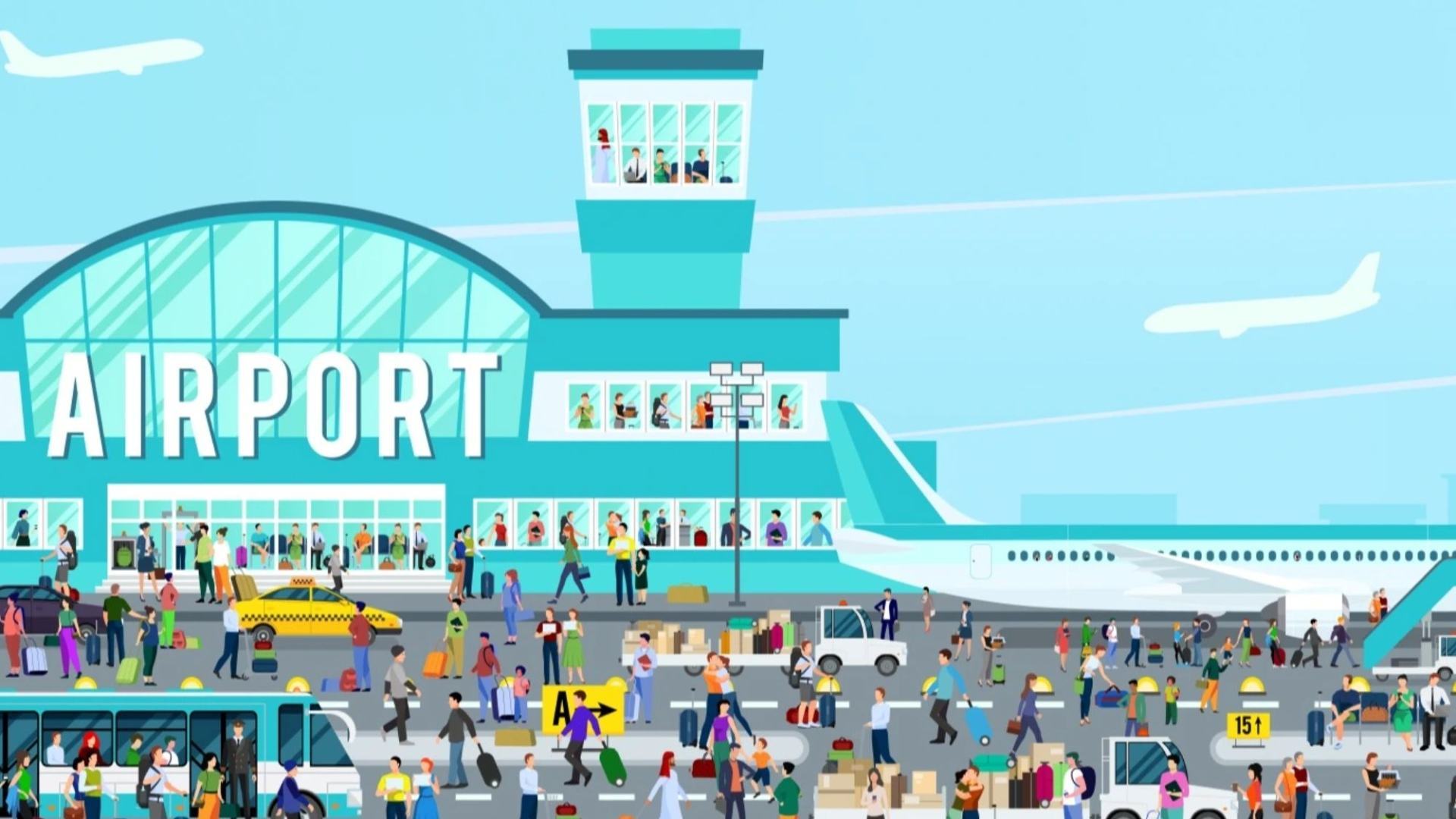 Can you beat 76% of people and find the pilot in the busy airport in less than a minute?