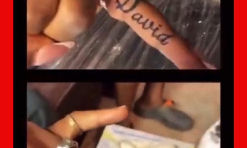 Davido And Chioma Prove Their Love Is Forever With Tattoos Of Each Other’s First Names