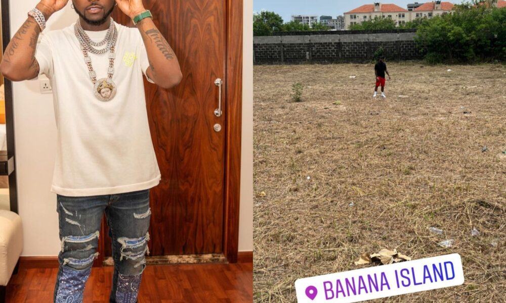 Davido Pays N2.5 Billion For 5 Acres Of Banana Island Land