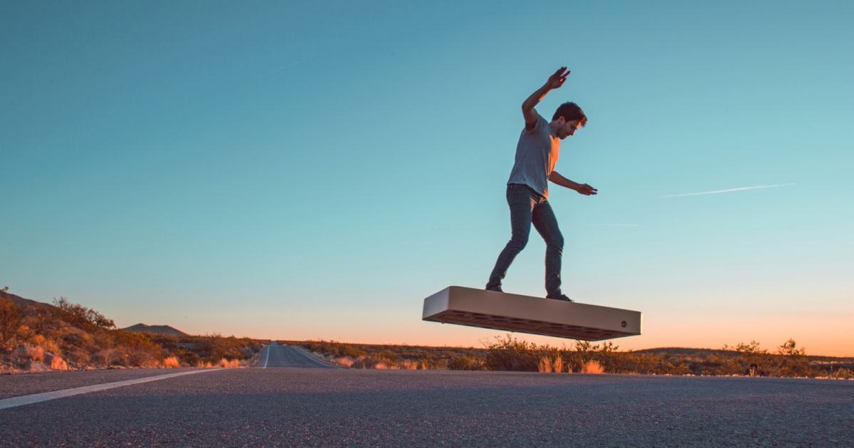 Ditch your idiotic self-balancing scooter for a hoverboard that actually hovers