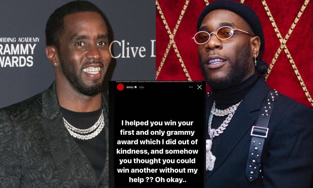 Fact Checking the Claims of Diddy Mocking Burna Boy After 2023 Grammy Loss