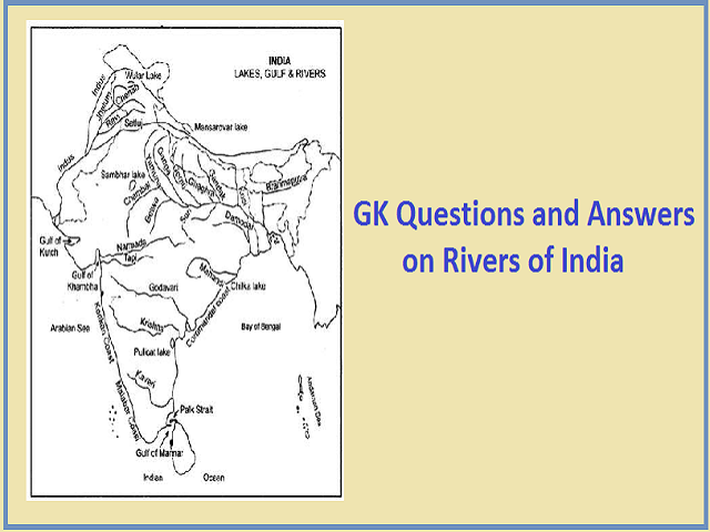 GK Questions and Answers on Rivers of India Set I