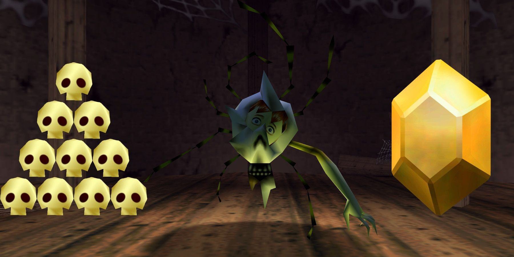 The final reward for OoT's Gold Skulltula sidequest is money that Link doesn't need.