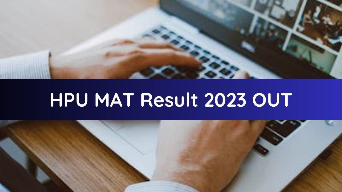 HPU MAT Result 2023 Declared