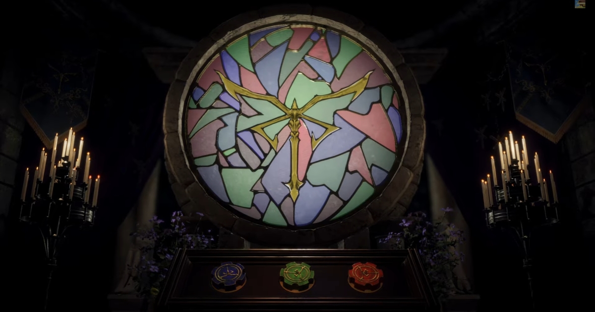 How to solve the stained glass church puzzle in Resident Evil 4