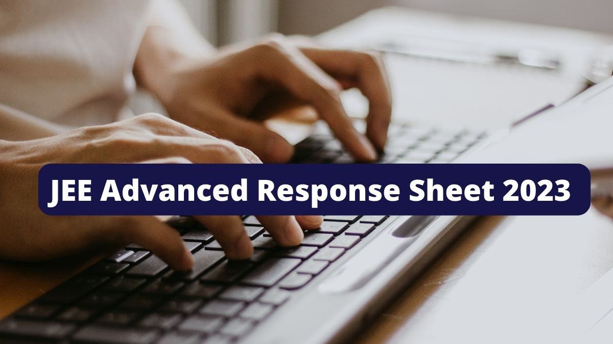 JEE Advanced Response Sheet 2023