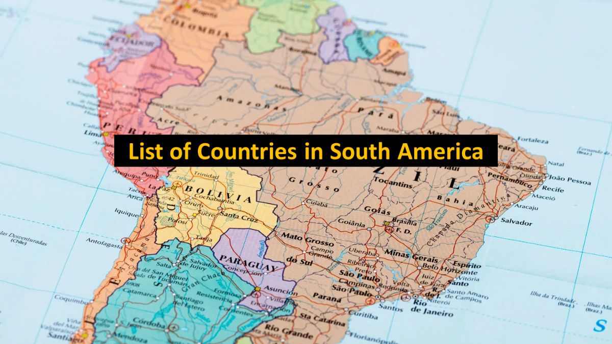 List of South American Countries