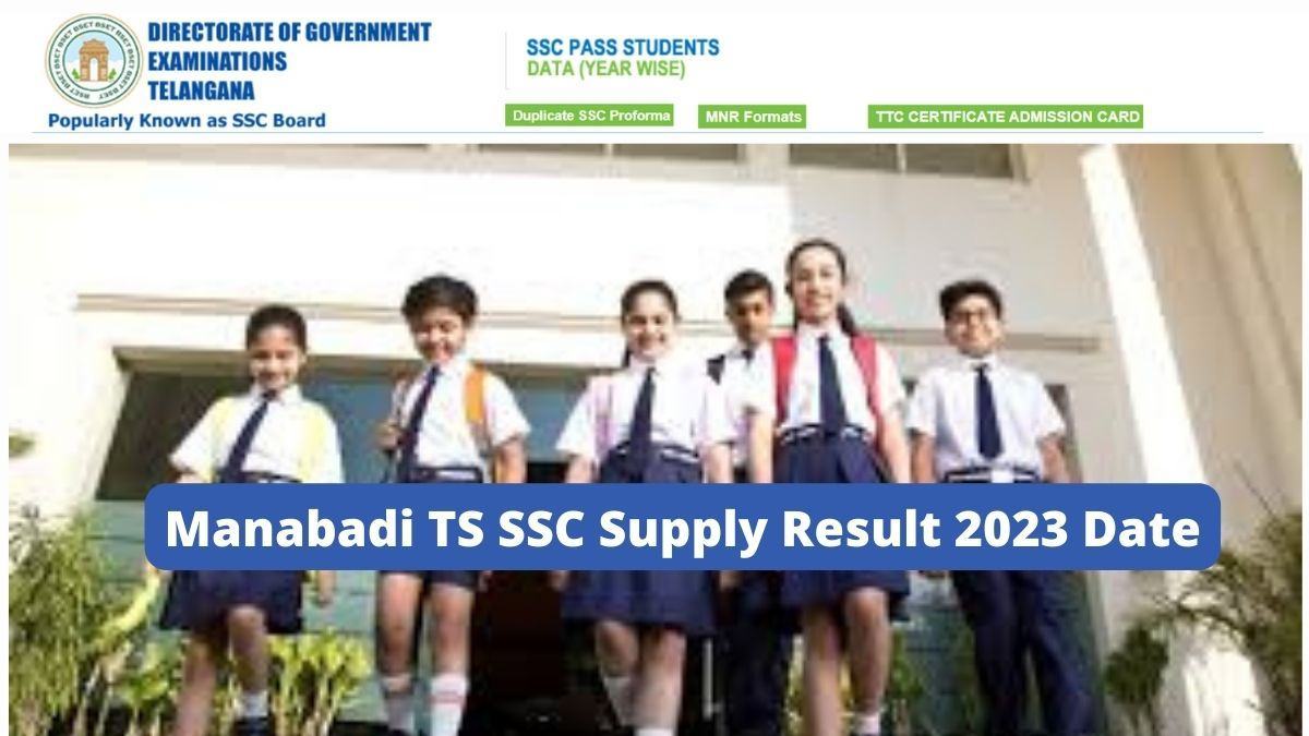 Manabadi TS SSC Supply Result 2023 Date