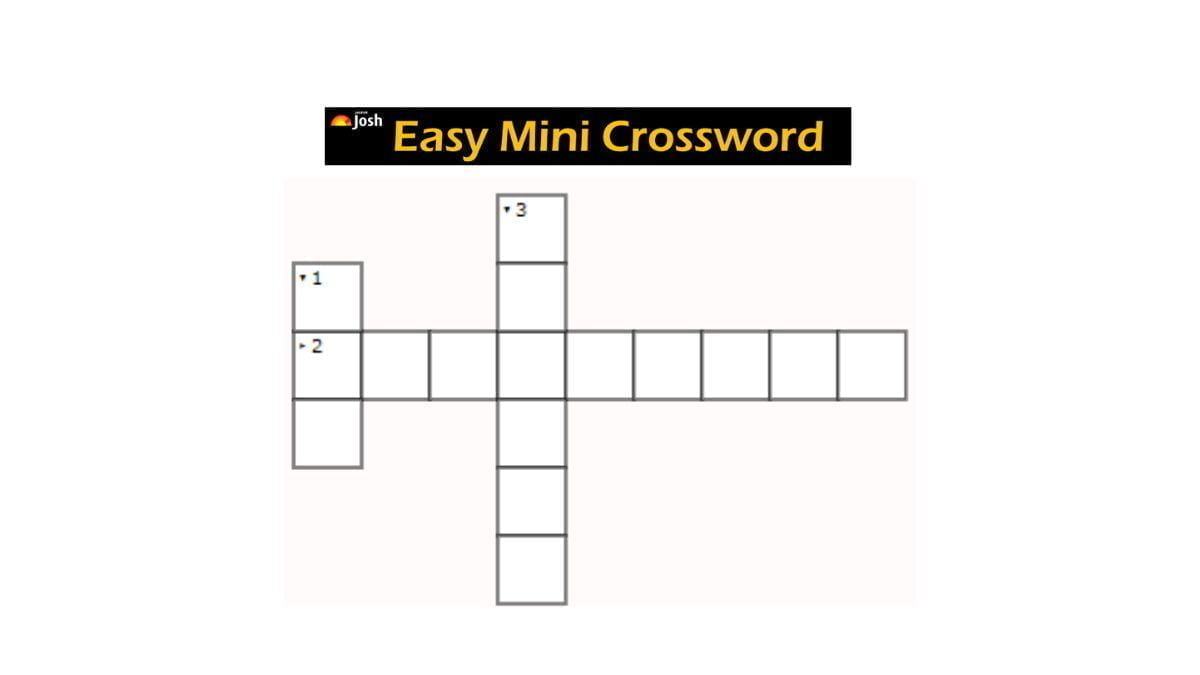 Mini Crossword with Answers