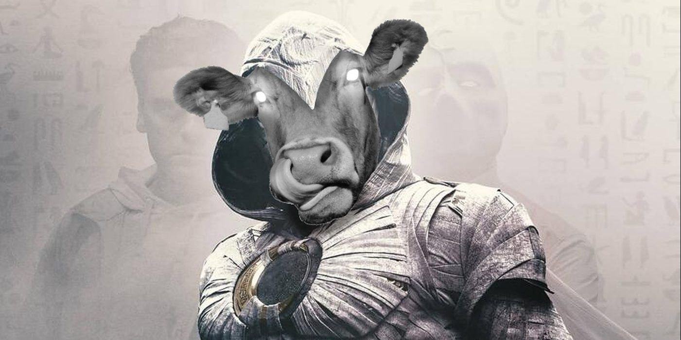 Moon Knight Fan Art Reimagines Oscar Isaac's Marc Spector As A Cow