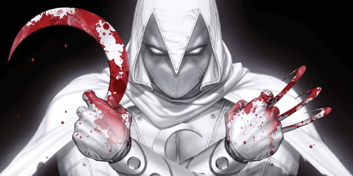 A quite bloody Moon Knight cover.