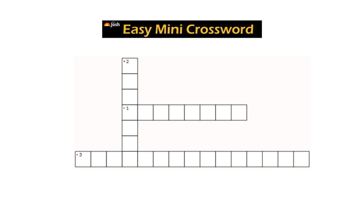 Mini Crossword with Answers