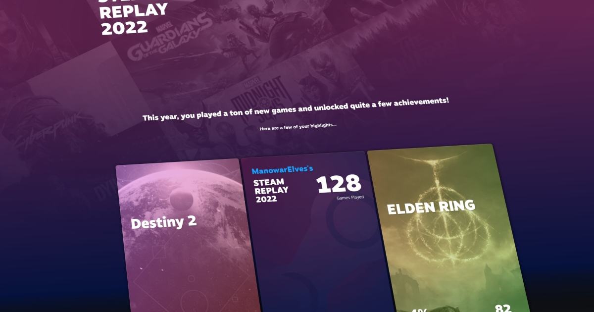 Steam Replay 2022: what it is and how to see it