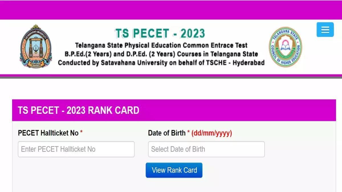 TS PECET Result 2023 OUT