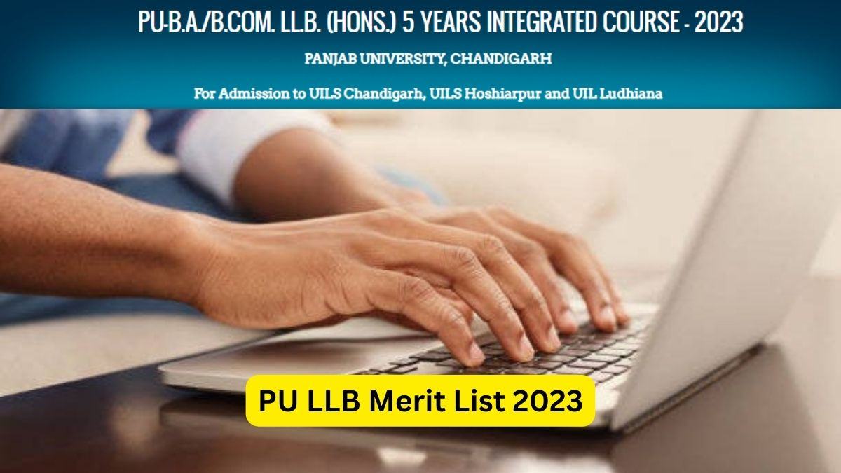 PU LLB Merit List 2023