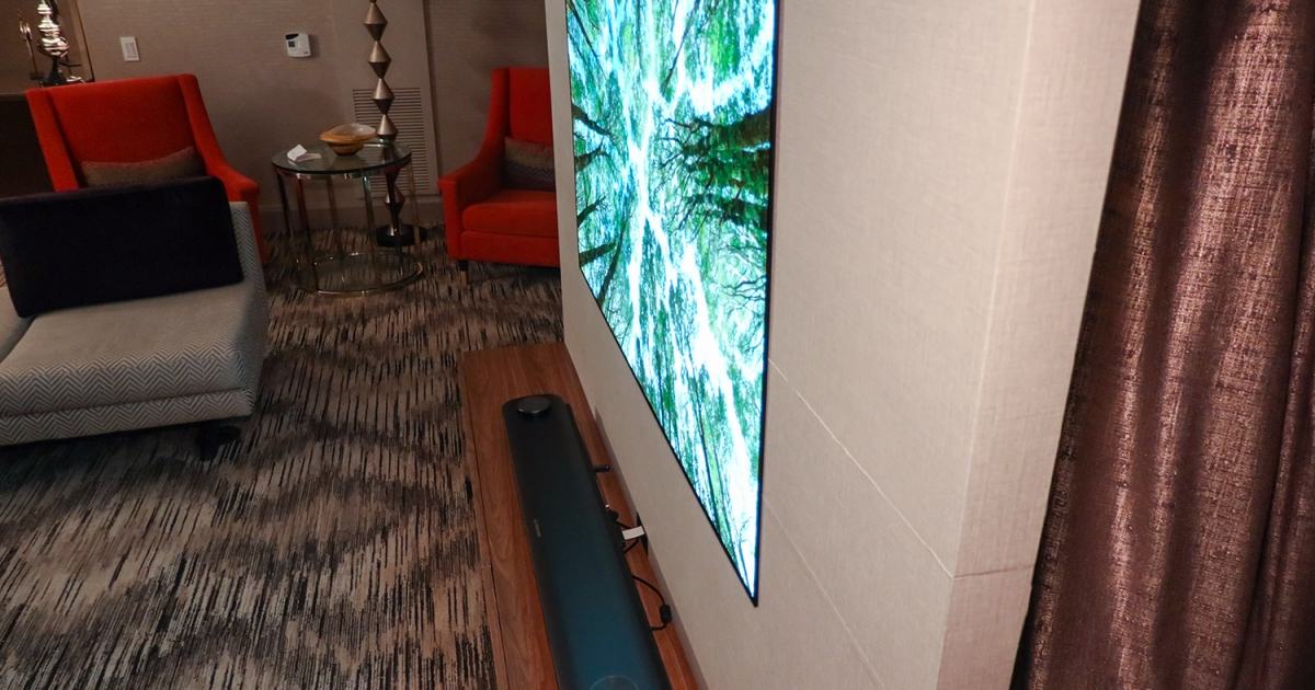 The world’s thinnest televisions