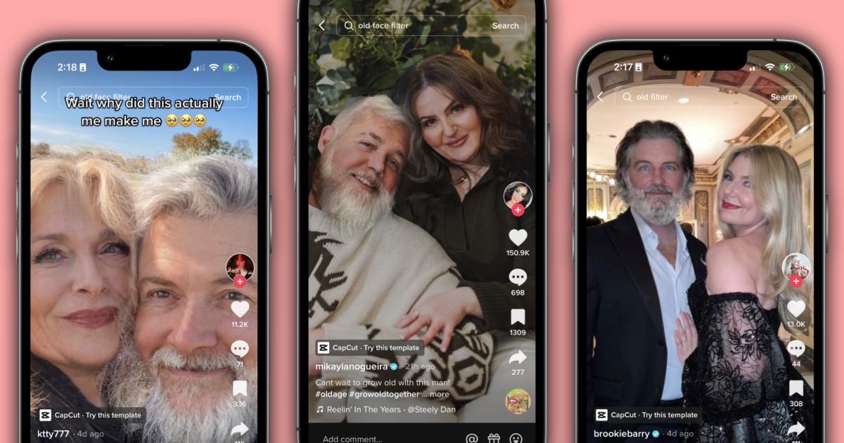 TikTok old age filter: how to make your own aging video
