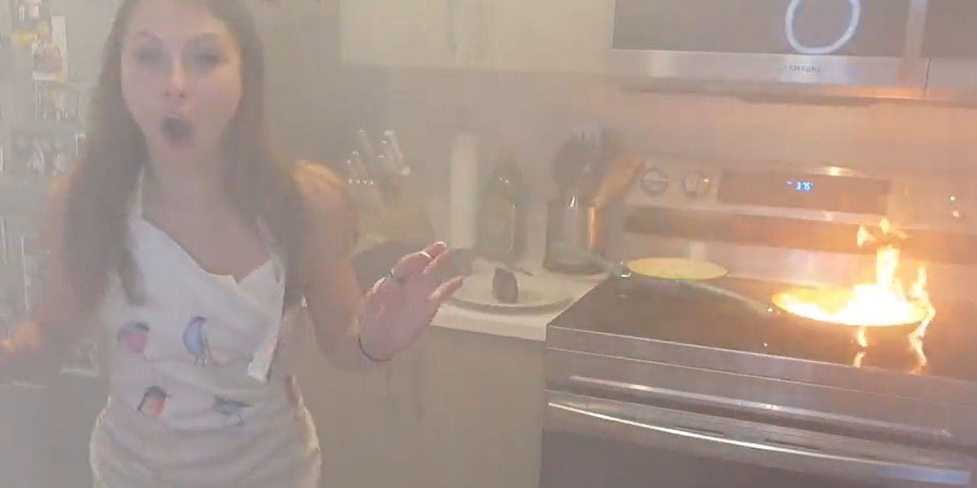 Twitch Streamer Kitchen Fire