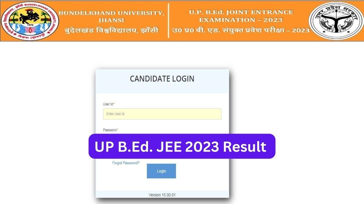 UP BEd JEE 2023 Result